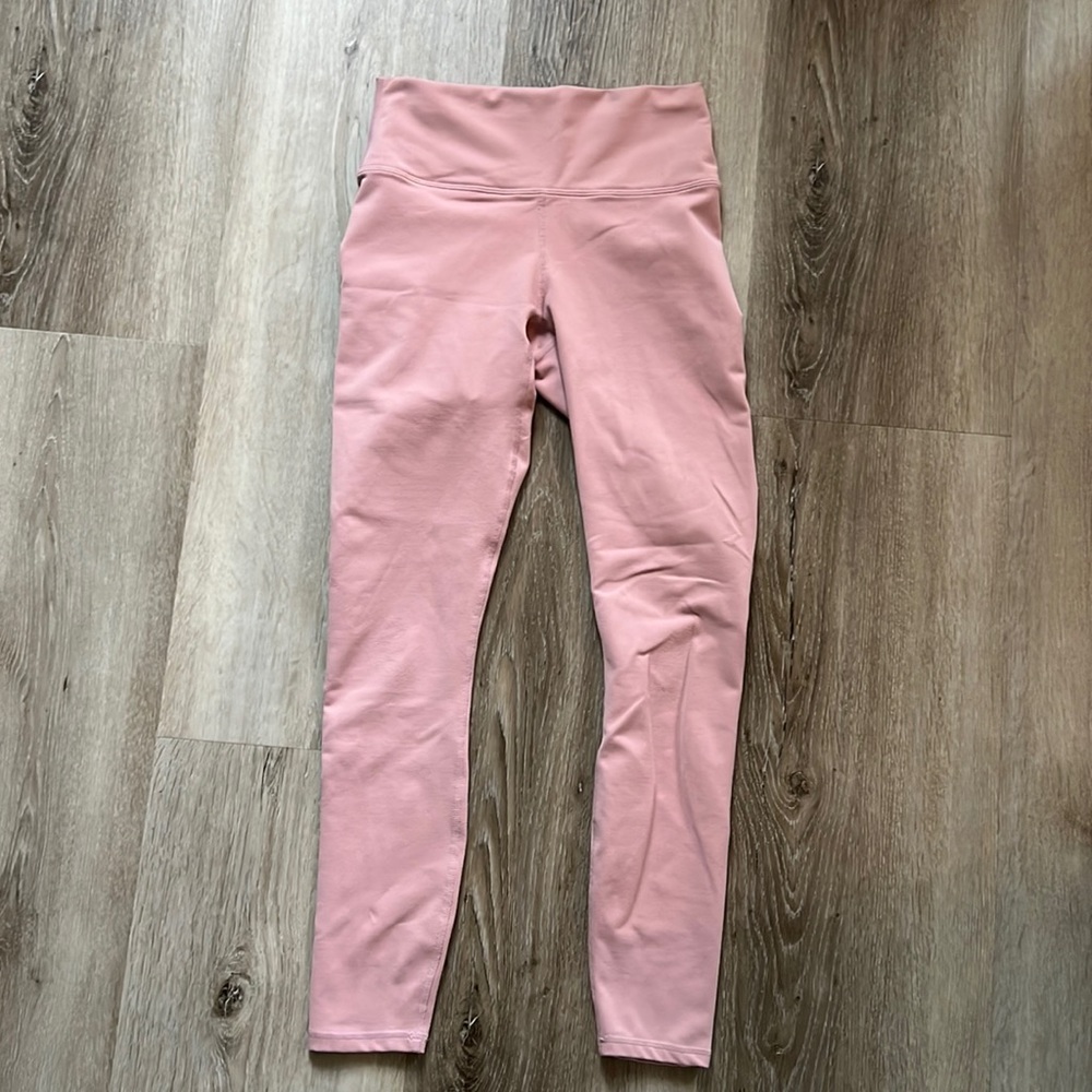 Fabletics essentials high waist blush pink leggings
